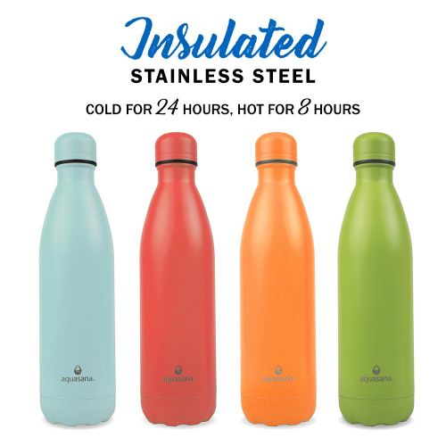  Aquasana Vacuum Sealed Insulated Stainless Steel Bottle, 25 oz., Green