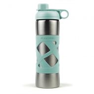 Aquasana Active 17 oz. Clean Water Bottle with Filter, Insulated Stainless Steel, Glacier