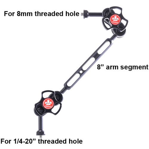  Aquatica 3-Section Delta 3 Arm Set with 8mm Threaded Stud for Focus or Video Light