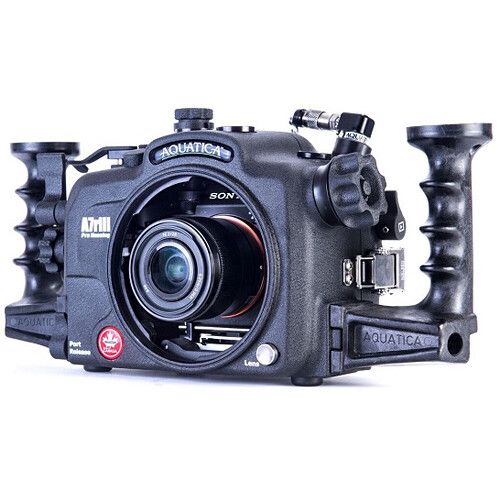  Aquatica Underwater Housing for Sony Alpha a7R III or a7 III with Vacuum Check System (Dual Fiber-Optic Strobe Connectors)