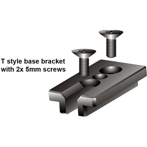  Aquatica T-Style Base Bracket with Two 5mm Screws for Housing Grip