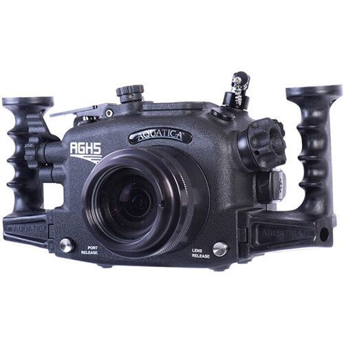  Aquatica AGH5 Underwater Housing for Panasonic Lumix DC-GH5 with Vacuum Check System (Nikonos Strobe Connector)