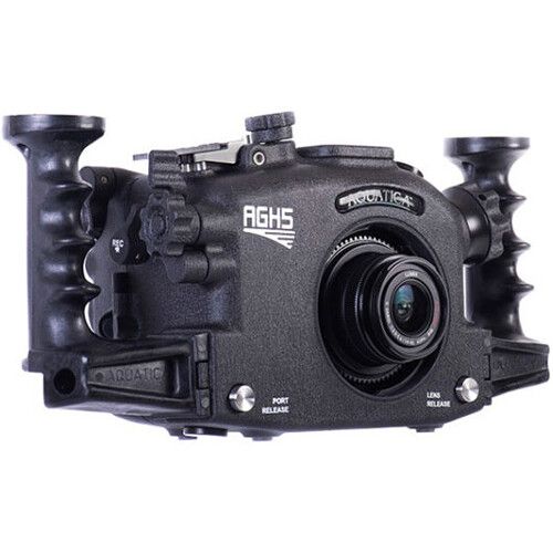  Aquatica AGH5 Underwater Housing for Panasonic Lumix DC-GH5 with Vacuum Check System (Nikonos Strobe Connector)