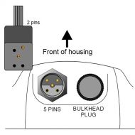 Aquatica Manual Bulkhead Connector with Nikon Hot Shoe