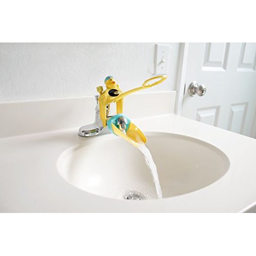  Aqueduck Faucet Handle Extender Set. Connects to Sink Handle and Faucet to Make Washing Hands Fun and Teaches Your Baby or Child Good Habits and Promote Independence to Them.