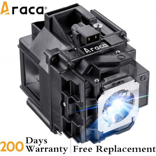  Araca ELP-76 Replacement Projector Lamp with Housing for ELPLP76 for Epson EB-G6900WU G6970WU G6550WU G6570WU G6450WU G6870 G6050W G6270W G6150 G6170 G6070W Projector