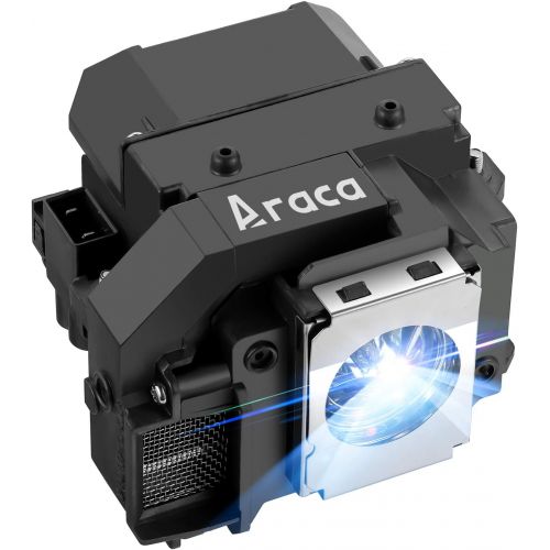  Araca ELP-54 Replacement Projector Lamp with Housing for ELPLP54 for ELPLP55 Epson EX71 EX51 H331A EX31 H309A H310C H328A H328B PowerLite S8+ S7 705HD H335A EB-W8D PowerLite Presen