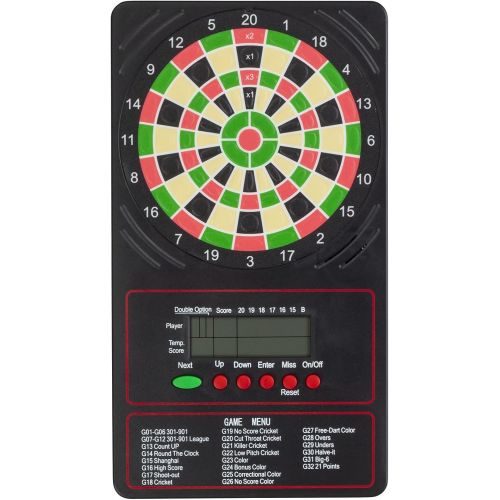  Arachnid LCD Electronic Touch Pad Dart Scorer Scores up to 18 Game Types for 8 Players