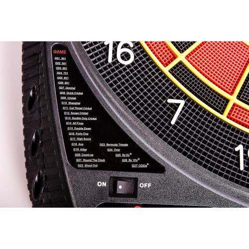  Arachnid Inter-Active 3000 Recreational 13 Electronic Dartboard Features 27 Games with 123 Variation for up to 8 Players