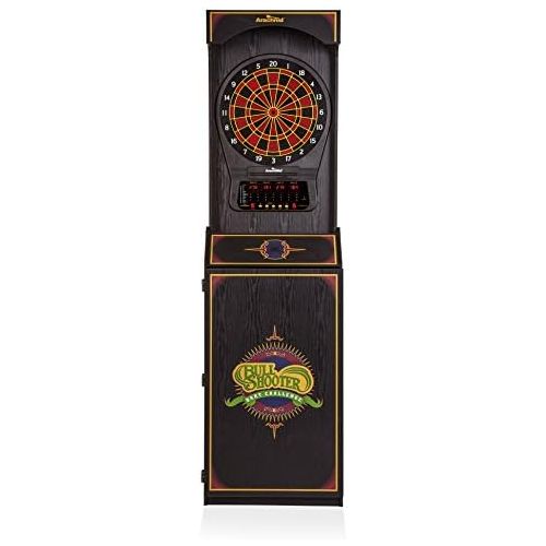  Arachnid Cricket Pro 650 Standing Electronic Dartboard with 24 Games, 132 Variations, and 6 Soft-Tip Darts Included