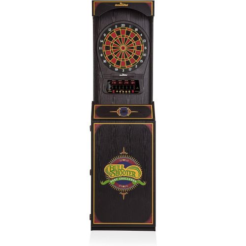  Arachnid Cricket Pro 650 Standing Electronic Dartboard with 24 Games, 132 Variations, and 6 Soft-Tip Darts Included