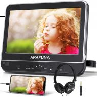 [아마존베스트]Arafuna 10.1 Inch Car DVD Player with Headrest Mount, Portable DVD Player for Car with Headphones, Support 1080P Video, HDMI Input & AV in/Out, USB/SD, Region Free, Mounting Brackets Inclu