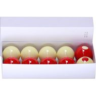 Aramith 2-1/8 Regulation Size Bumper Pool Balls, Standard 10 Billiard Ball Set