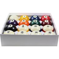 Aramith 2-1/4 Regulation Size Crown Standard Billiard/Pool Balls, Complete 16 Ball Set