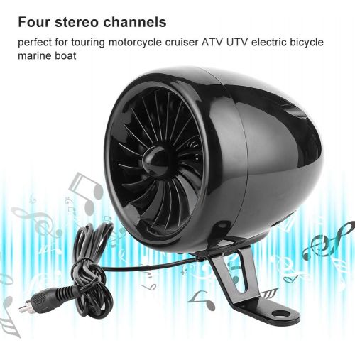  Aramox 1000W Motorcycle Speaker Bluetooth Amplifier Waterproof Audio Stereo 4 Speakers MP3 FM Radio System for Motorcycles / ATV / UTV / Boat