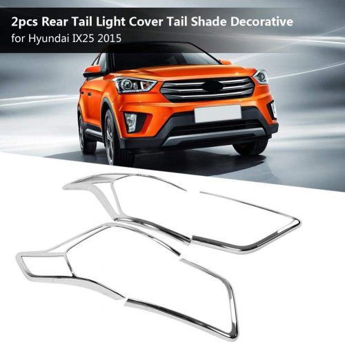  Aramox Tail Light Cover, 2pcs Car Rear Tail Light Cover Frame Tail Shade Decorative for IX25 2015 Car Styling