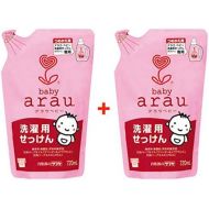 Arau Saraya Baby Laundry Soap (Pure Soap), Parallel Import Product, Made in Japan (2 Refills Set)