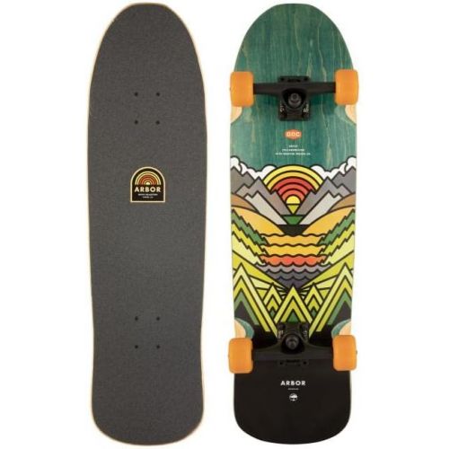  Arbor Skateboards Arbor Cruiser Complete Draplin 21 Artist Martillo 9.0 x 31.75