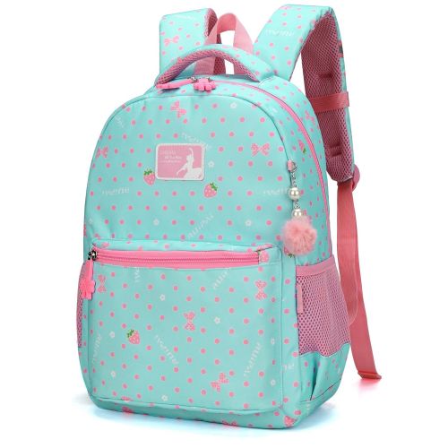  ArcEnCiel Baby Girls Princess Backpack School Bookbag (Blue)