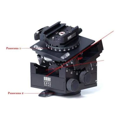  Arca Swiss C1 Cube, Geared Tripod Head with Quick Release.