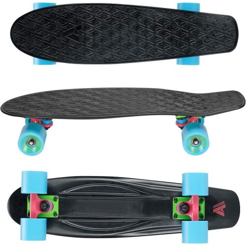  Arcade Mini Cruiser Skateboard Complete - 22.5 Inch Micro Board - Vintage Skate Board for Beginners, Teens, Kids, Boys & Girls