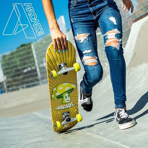  Arcade Pro Complete Skateboard & Trainer Bundle (Shroomy)