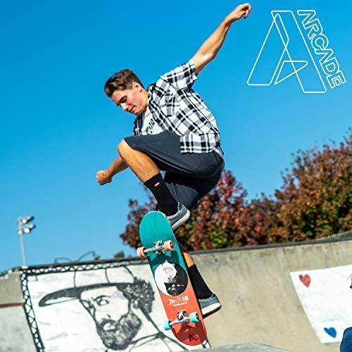  Arcade Skate Board for Kids 8-12 - 31” Skateboards for Beginners, Skateboards for Teens, Skateboards for Adults - Skateboard Beginner Kids - Skateboards for Girl & Boys