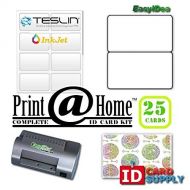 ArcadiaID Complete Print @ Home Kit | Makes 25 PVC Like ID Cards | for InkJet Printers