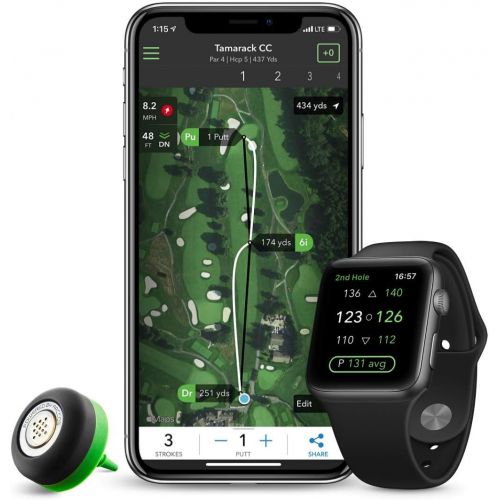  [아마존베스트]Arccos Golf Arccos Caddie Smart Sensors Featuring Golfs First-Ever A.I. Powered GPS Rangefinder