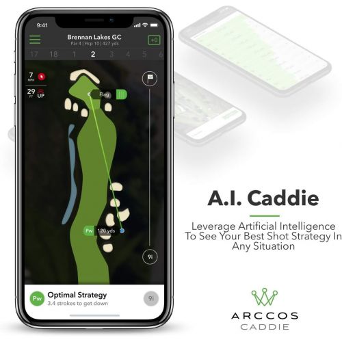  [아마존베스트]Arccos Golf Arccos Caddie Smart Sensors Featuring Golfs First-Ever A.I. Powered GPS Rangefinder