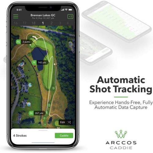  [아마존베스트]Arccos Golf Arccos Caddie Smart Sensors Featuring Golfs First-Ever A.I. Powered GPS Rangefinder