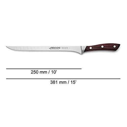  [아마존베스트]Metal Housing 155610Sandwich Knife Arcos Natura Nitrum, Rosewood Handle and Steel 25cm