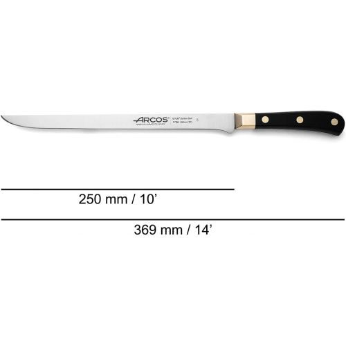  [아마존베스트]Regia Nitrum 170600Sandwich Knife Arcos Stainless Steel 25cm Blade in the event and Polyoxymethylene Treat