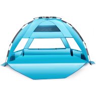 Arcshell Premium Extra Large Pop Up Beach Tent UPF 50+