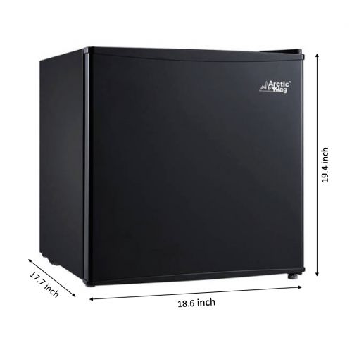  Arctic King 1.6 Cu Ft Single Door Mini Fridge, Black