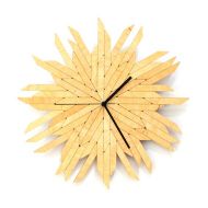 Ardeola Haystack natural - 16 (41cm) organic wall clock made of natural birchwood