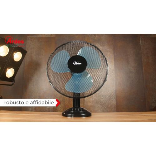  ARDES AR5EA40Tisch-Ventilator, Blatt, Ø 40cm