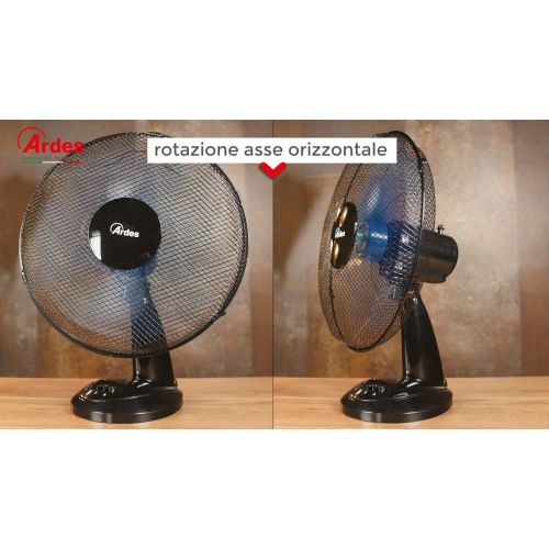  ARDES AR5EA40Tisch-Ventilator, Blatt, Ø 40cm