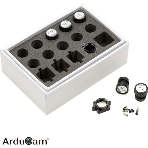  [아마존베스트]Arducam M12 Lens Kit, Low Distortion M12 Mount Lenses for Arduino and Raspberry Pi Camera