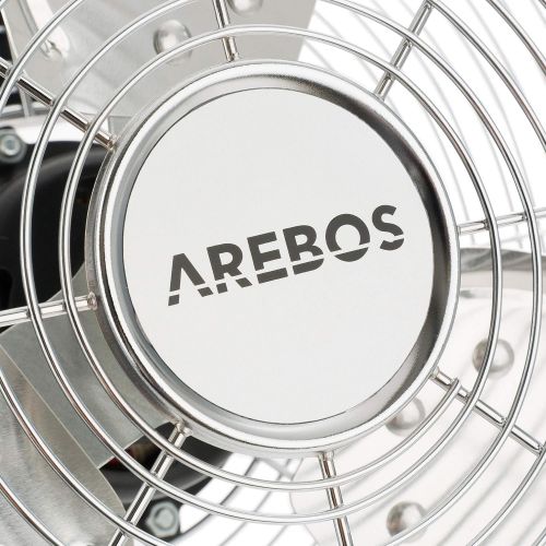  Arebos Bodenventilator 12-20 Zoll (30-50 cm) / 3 Geschwindigkeitsstufen/GS geprueft von TUEV Sued (12 Zoll (30 cm))