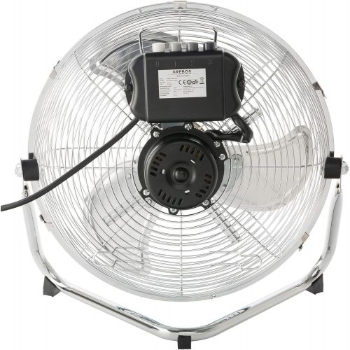  Arebos Bodenventilator 12-20 Zoll (30-50 cm) / 3 Geschwindigkeitsstufen/GS geprueft von TUEV Sued (12 Zoll (30 cm))