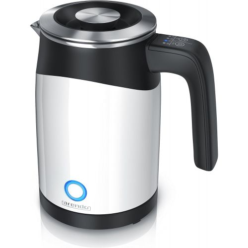  Arendo - 0,5l Edelstahl Wasserkocher mit Temperatureinstellung im Doppelwand-Design - 0,5l Wasser-Fuellmenge - 5 Temperaturstufen einstellbar - Warmhaltefunktion - Energiesparend