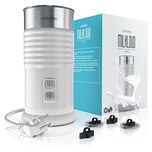  Arendo - Milchaufschaumer automatisch - Milk frother Modell Strix Controller - 2-Tasten fuer Warm- und Kaltaufschaumen - UEberhitzungsschutz durch automatische Abschaltfunktion