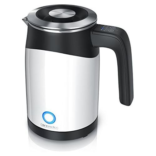  Arendo - 0,5l Edelstahl Wasserkocher mit Temperatureinstellung im Doppelwand-Design - 0,5l Wasser-Fuellmenge - 5 Temperaturstufen einstellbar - Warmhaltefunktion - Energiesparend