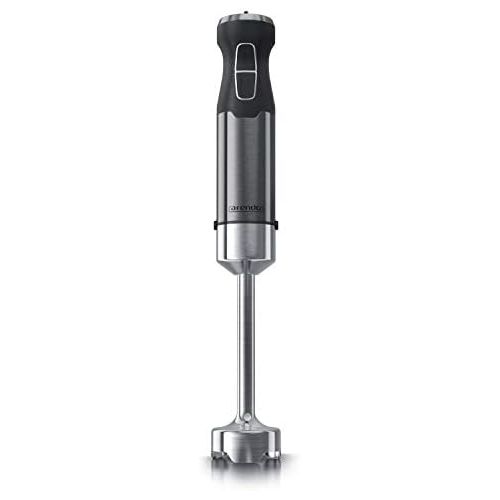  Arendo - Stabmixer 1000 Watt Edelstahl - vierfluegeliges Messer - Puerierstab - stufenlose Geschwindigkeitsregelung - Turbotaste - abnehmbarer Mixfuss - GS-zertifiziert - Cool Grey De