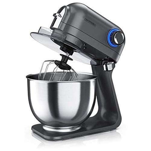  [아마존베스트]Arendo - Powerful Food Processor 5 Litres, Stainless Steel Mixing Machine, Kneading Machine, Planetary Mixing System, Stainless Steel Bowl, Including 3 Stirrers, 5 Switching Levels