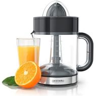 [아마존베스트]Arendo - Stainless steel citrus juicer electric - lemon squeezer orange squeezer lime press juicer - 1.2 litre fruit juice container - press cone with two directions of rotation -