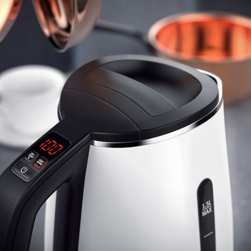  [아마존베스트]Arendo - stainless steel kettle with temperature setting | 7 selectable temperature settings from 40°C - 100°C and keep warm function | Cool-Touch double wall design | certified BP