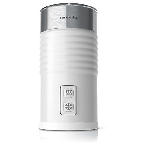  [아마존베스트]Arendo - Automatic milk frother - Milk frother model Strix controller - 2 buttons for hot and cold frothing - Overheating protection thanks to automatic shut-off function.