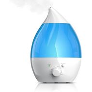 Arendo Humidifier LED Ultrasonic with Water Filter Room Humidifier Diffuser Humidifier 7 LED Colour Changing Low Noise Fragrance Insert for Essential Oils
